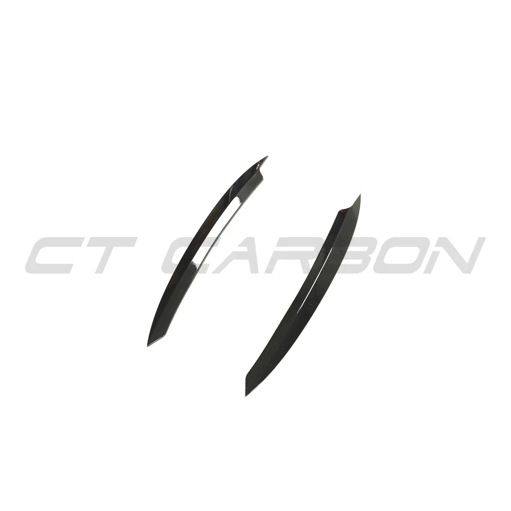 VOLKSWAGEN GOLF MK7/7.5 GLOSS BLACK HEADLIGHT EYEBROWS - Image 2