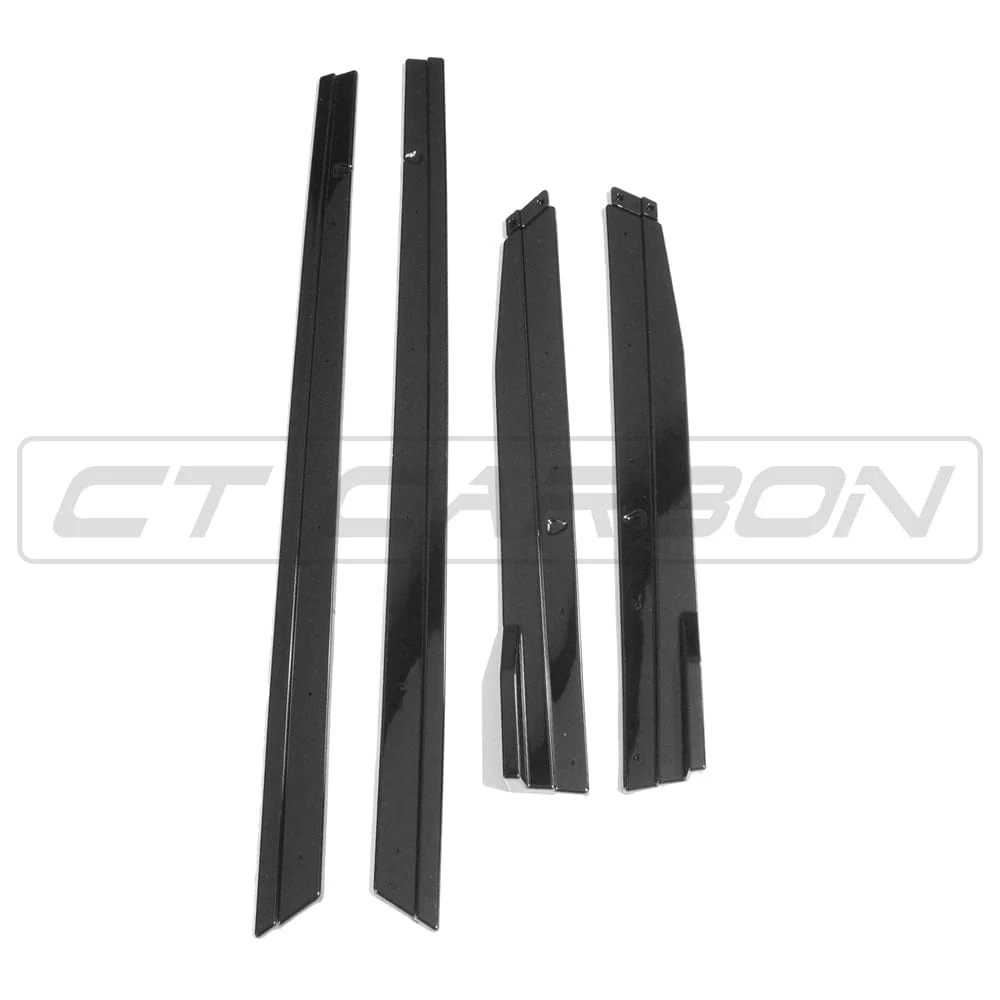 VOLKSWAGEN GOLF R/GTD/GTI MK7/7.5 2014-2020 GLOSS BLACK SIDE SKIRTS - Image 10