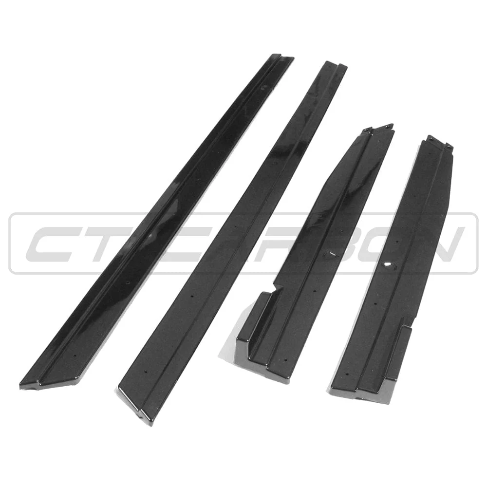 VOLKSWAGEN GOLF R/GTD/GTI MK7/7.5 2014-2020 GLOSS BLACK SIDE SKIRTS - Image 11
