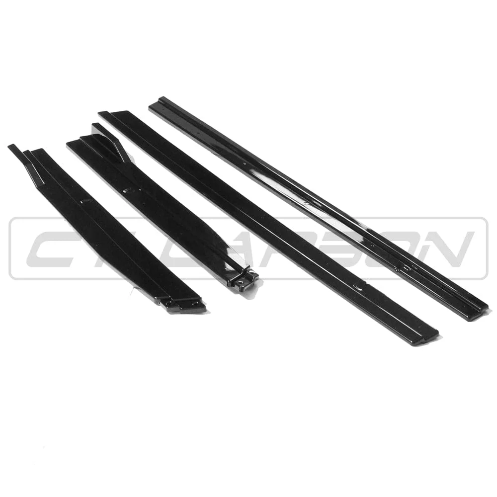 VOLKSWAGEN GOLF R/GTD/GTI MK7/7.5 2014-2020 GLOSS BLACK SIDE SKIRTS - Image 13