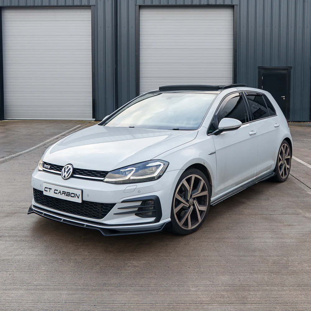 VOLKSWAGEN GOLF R/GTD/GTI MK7/7.5 2014-2020 GLOSS BLACK SPLITTER - Image 2