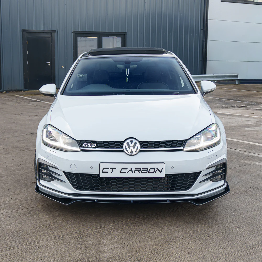 VOLKSWAGEN GOLF R/GTD/GTI MK7/7.5 2014-2020 GLOSS BLACK SPLITTER - Image 3