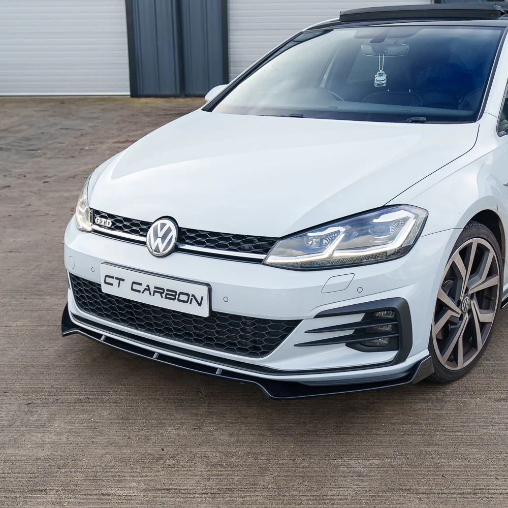 VOLKSWAGEN GOLF R/GTD/GTI MK7/7.5 2014-2020 GLOSS BLACK SPLITTER - Image 4