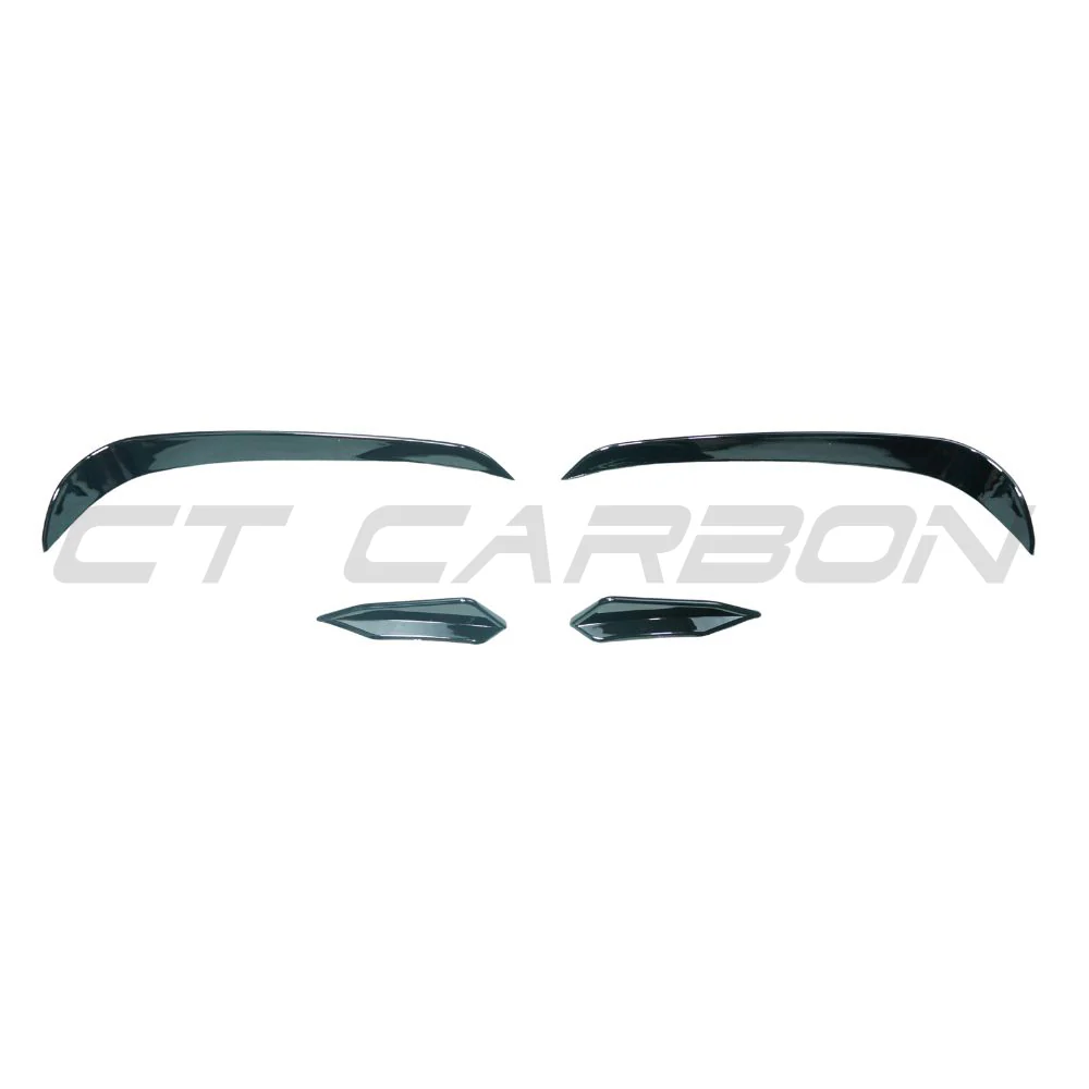 VOLKSWAGEN GOLF R MK7 2013-2017 GLOSS BLACK CANARDS - Image 2