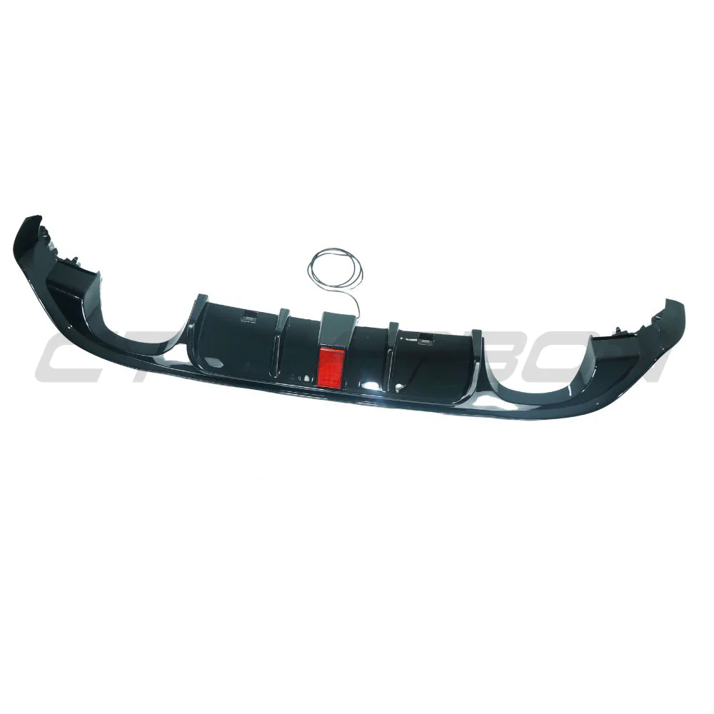 VOLKSWAGEN GOLF R MK7.5 2017-2020 GLOSS BLACK DIFFUSER WITH LED LIGHT - Image 4