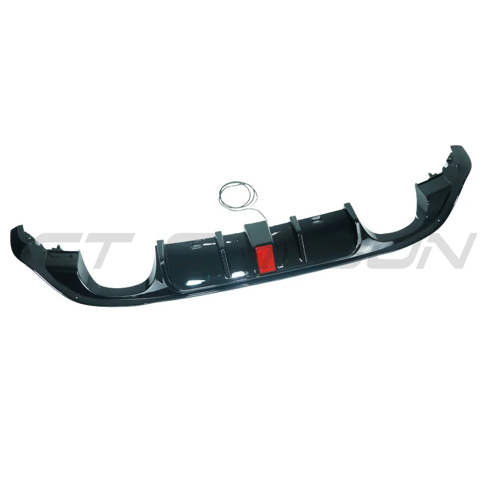 VOLKSWAGEN GOLF R MK7.5 2017-2020 GLOSS BLACK DIFFUSER WITH LED LIGHT - Image 5
