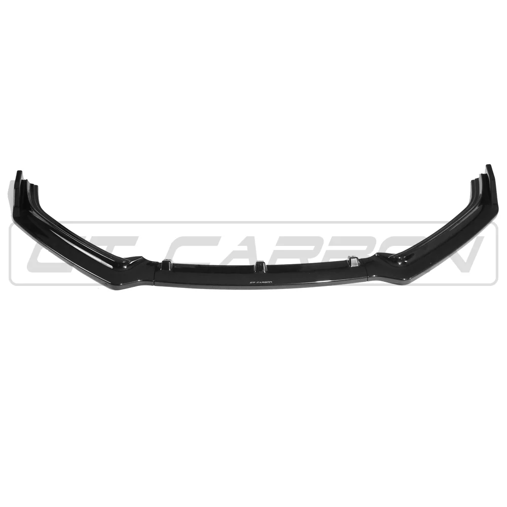 VOLKSWAGEN POLO MK5 2014-2017 GLOSS BLACK SPLITTER - Image 2