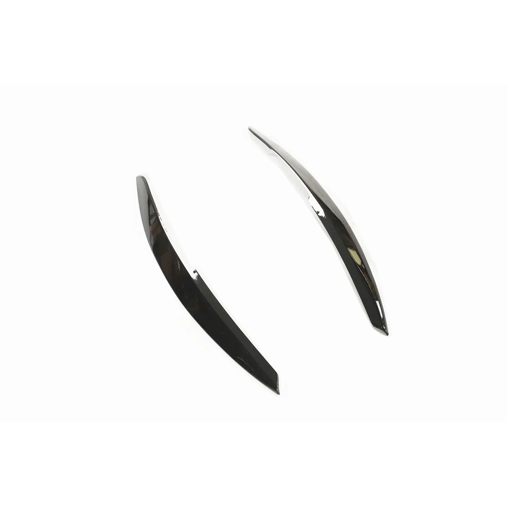 VOLKSWAGEN POLO MK5 GLOSS BLACK HEADLIGHT EYEBROWS - Image 2