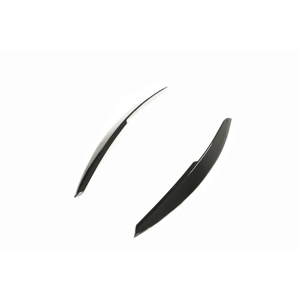 VOLKSWAGEN POLO MK5 GLOSS BLACK HEADLIGHT EYEBROWS - Image 3