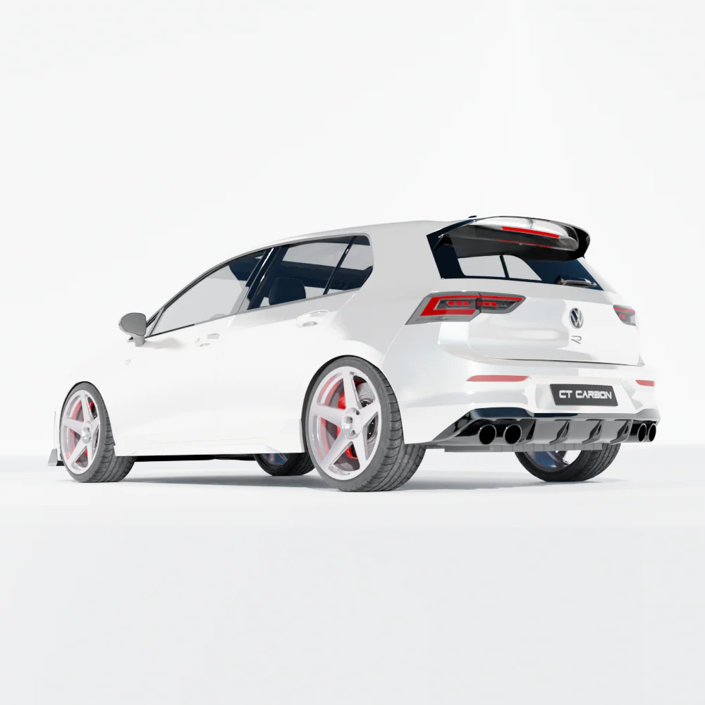 VW GOLF MK8.5 R CARBON FIBRE SPLITTER - CT DESIGN - Image 11