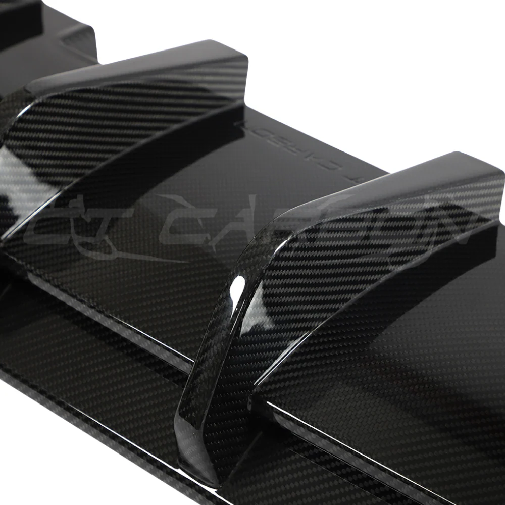 VW GOLF MK8 R 2020+ CARBON FIBRE DIFFUSER - CT DESIGN - Image 9