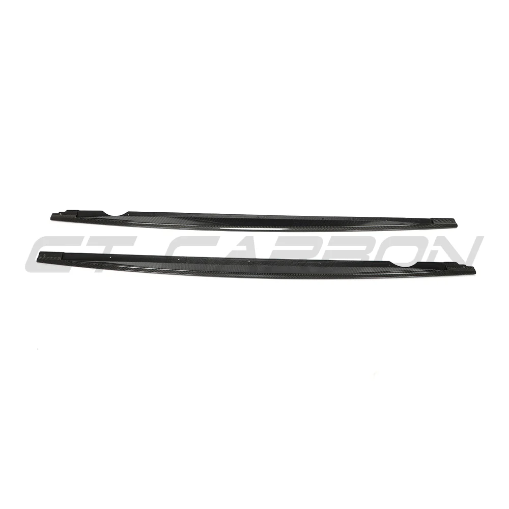 VW GOLF MK8 R 2020+ CARBON FIBRE SIDE SKIRTS - V2 - Image 3