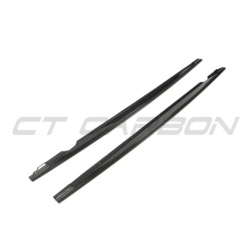 VW GOLF MK8 R 2020+ CARBON FIBRE SIDE SKIRTS - V2 - Image 4