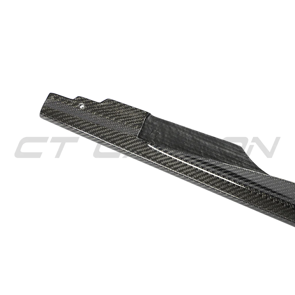 VW GOLF MK8 R 2020+ CARBON FIBRE SIDE SKIRTS - V2 - Image 5