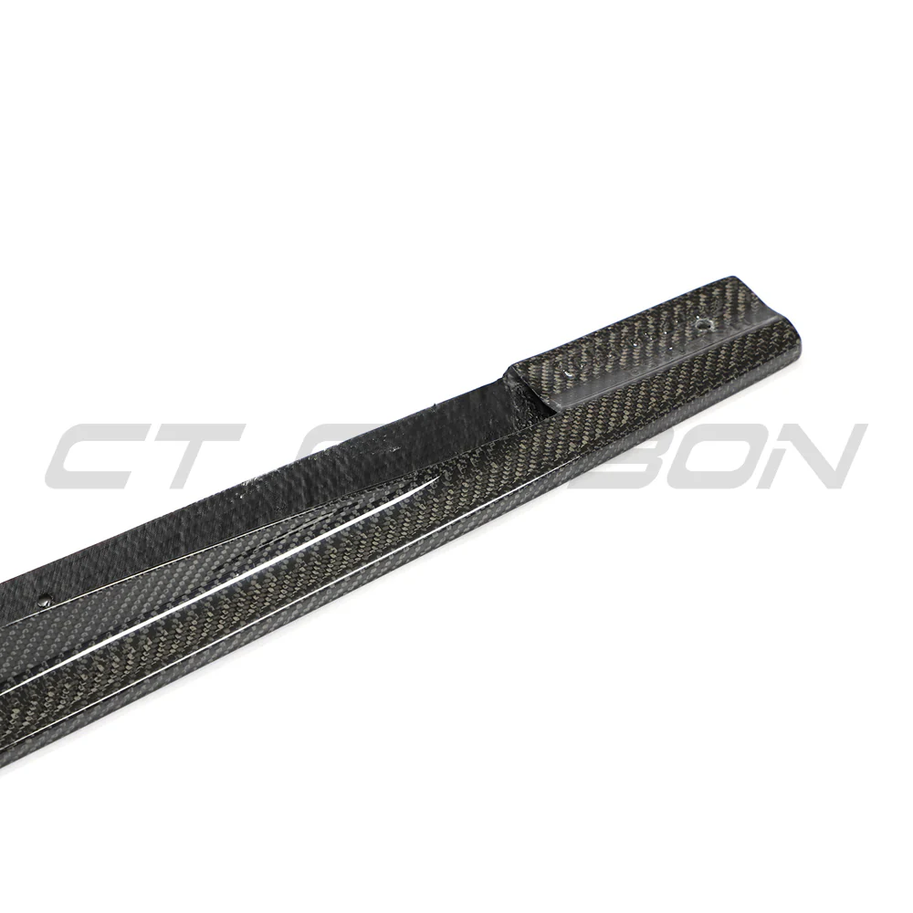 VW GOLF MK8 R 2020+ CARBON FIBRE SIDE SKIRTS - V2 - Image 7