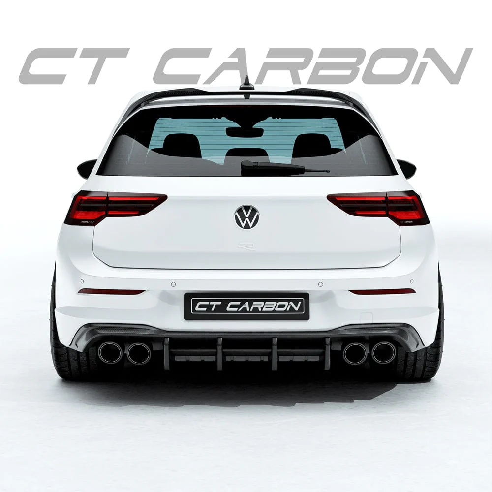 VW GOLF MK8 R CARBON FIBRE SPOILER - CT DESIGN - Image 5