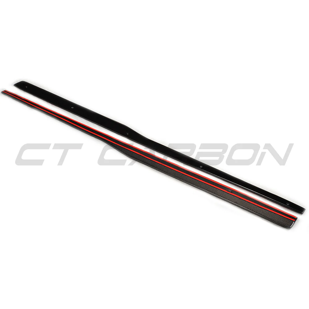 VW GOLF GTD/GTI MK7/7.5 2014-2020 CARBON FIBRE SIDE SKIRTS - Image 6